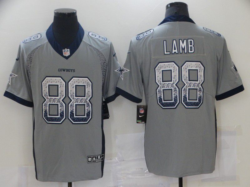 Men Dallas cowboys #88 Lamb Grey Nike Drift Fashion Color Rush Limited NFL Jersey->miami dolphins->NFL Jersey
